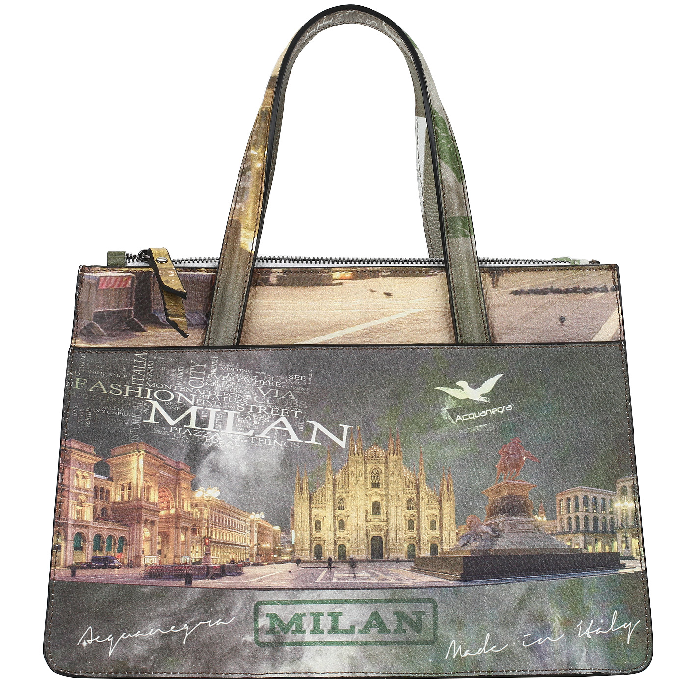 Acquanegra Сумка с тремя отделами