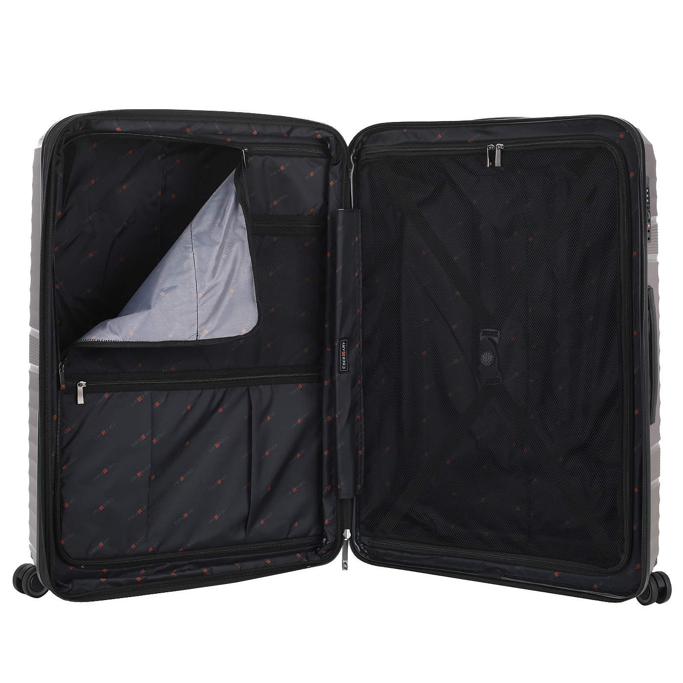 Чемодан большой L из полипропилена с кодовым замком Eberhart Elemental