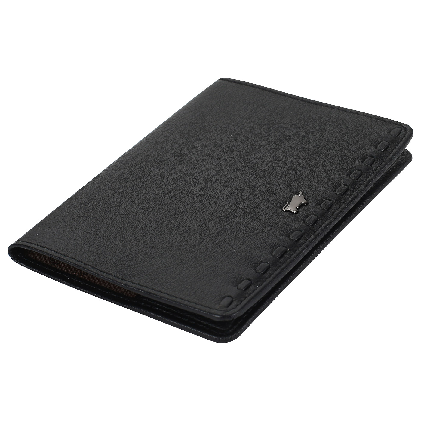 Обложка для паспорта из черной кожи Braun Buffel Soave