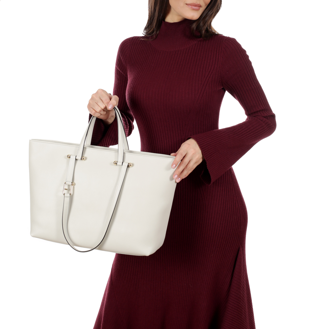 Кожаная сумка Furla Duetto