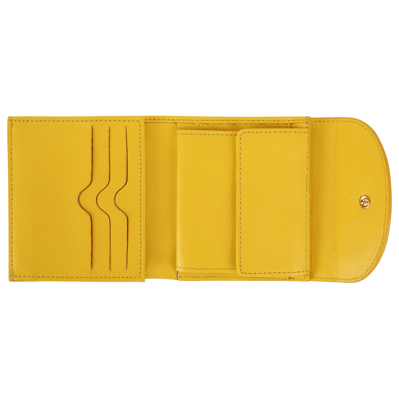 Кошелек с желтым тиснением Chatte Bloom