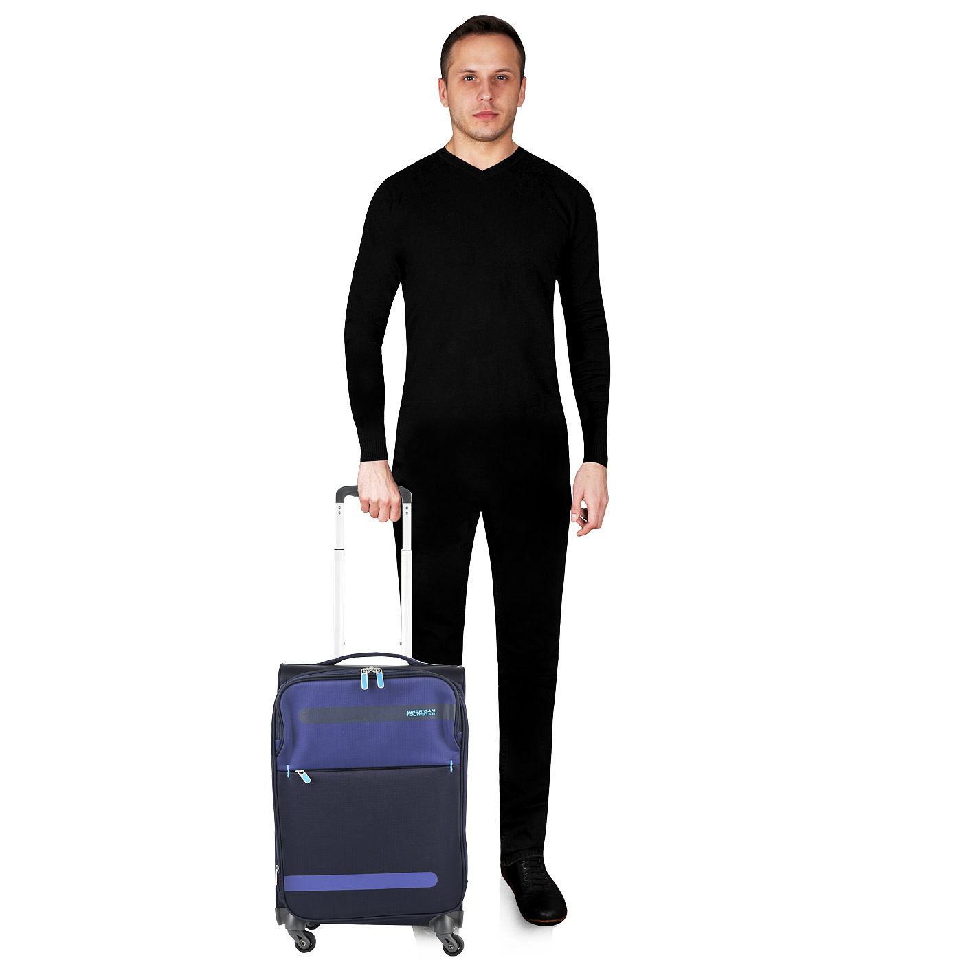 Чемодан маленький S тканевый American Tourister Herolite