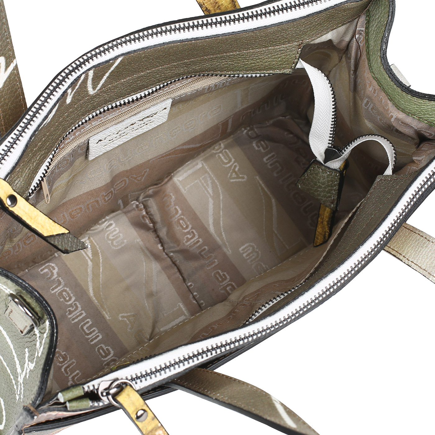 Сумка с тремя отделами Acquanegra Milan