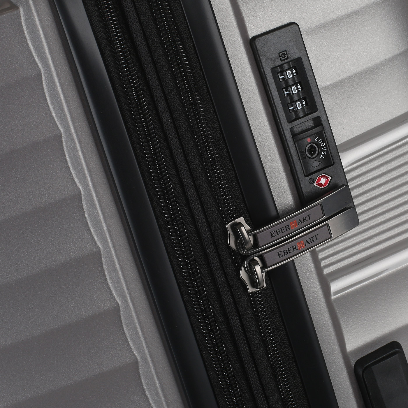 Чемодан большой L из полипропилена с кодовым замком Eberhart Elemental