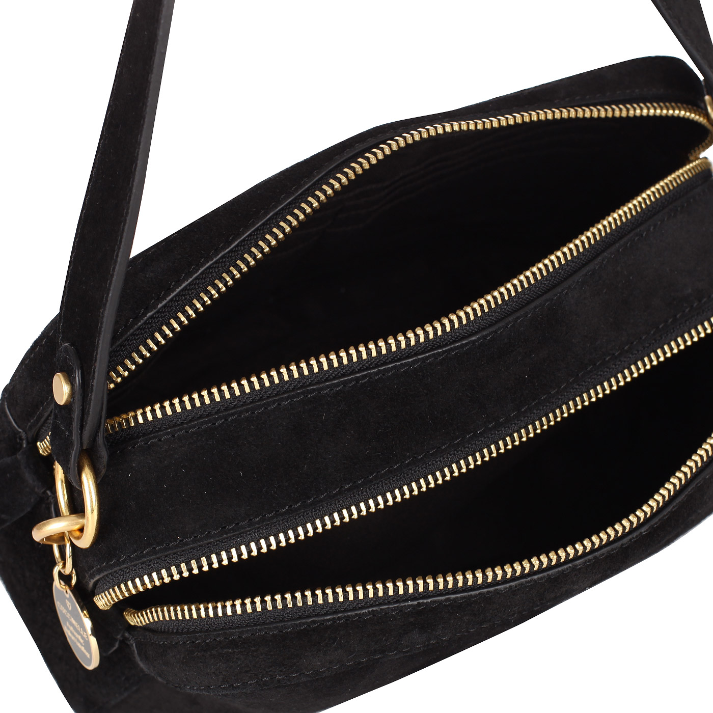 Сумочка с двумя отделами Coccinelle Alpha suede