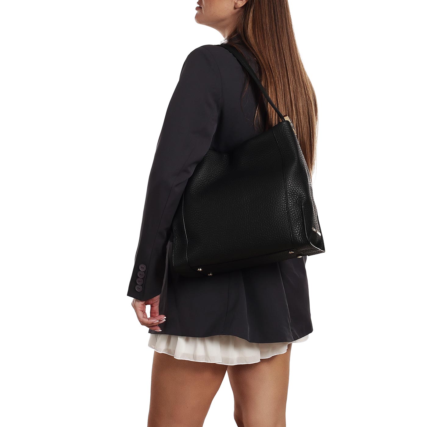 Кожаная сумка Carlo Salvatelli Double