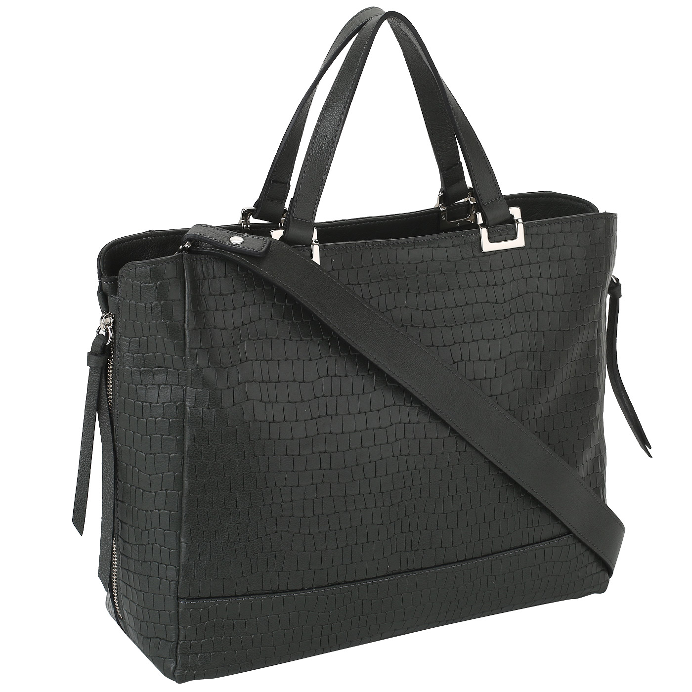 Сумка с отделкой под крокодила Ripani Betulla