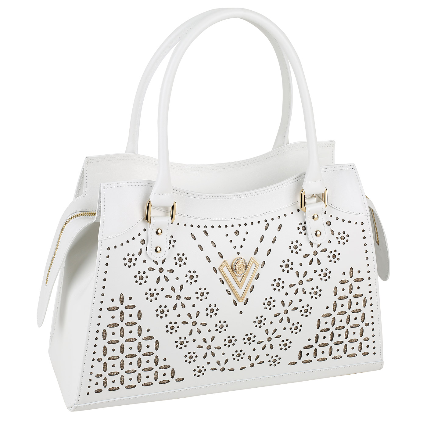 Кожаная сумка Valentino Orlandi Niky