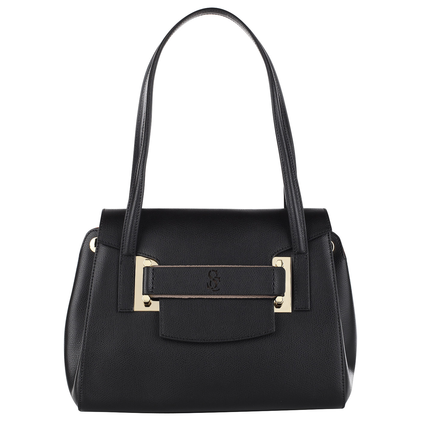 Carlo Salvatelli Кожаная сумка с откидным клапаном