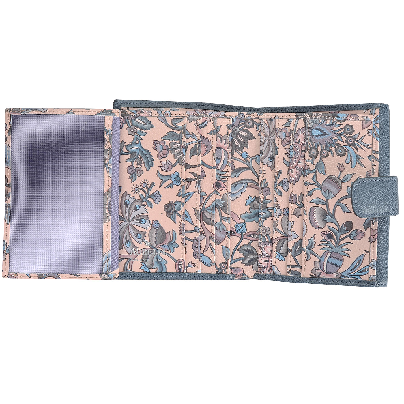 Женское кожаное портмоне Aurelli Alma fiore