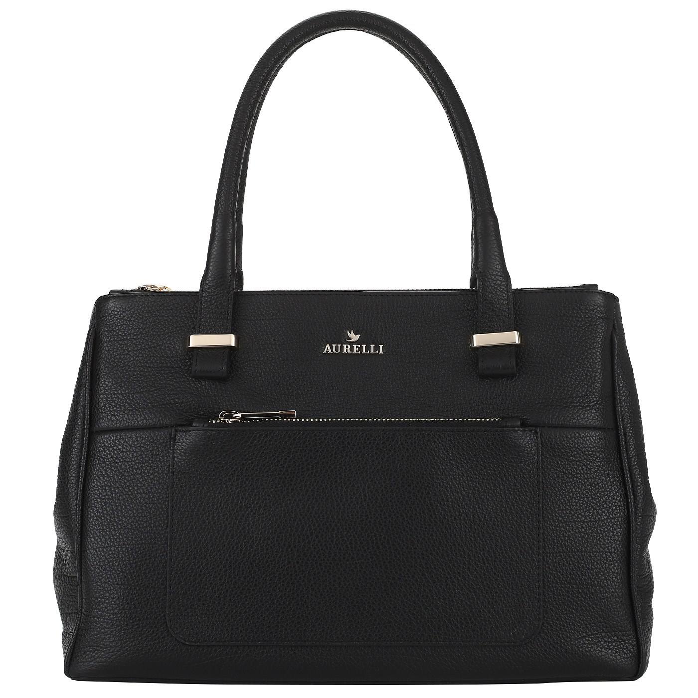 Aurelli Кожаная сумка с тремя отделами