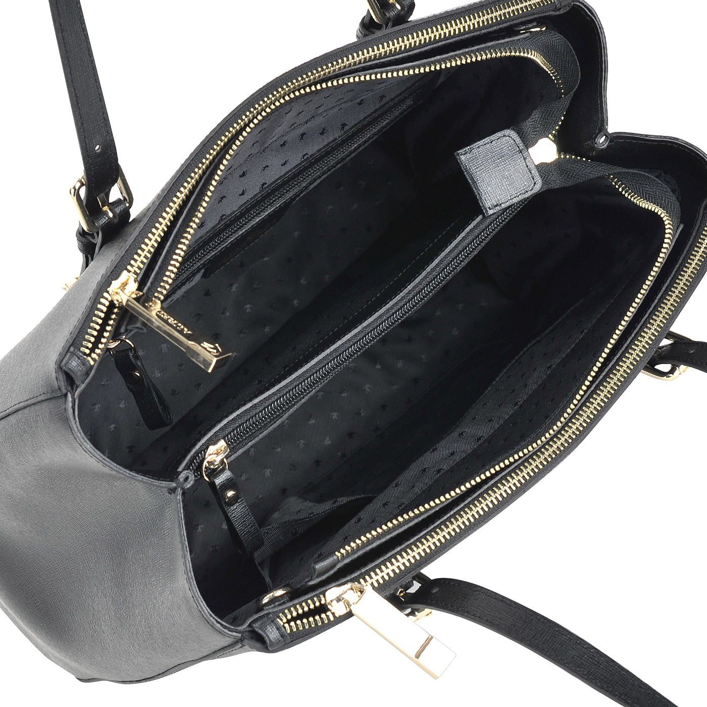 Вместительная женская сумка из натуральной сафьяновой кожи Aurelli Saffiano