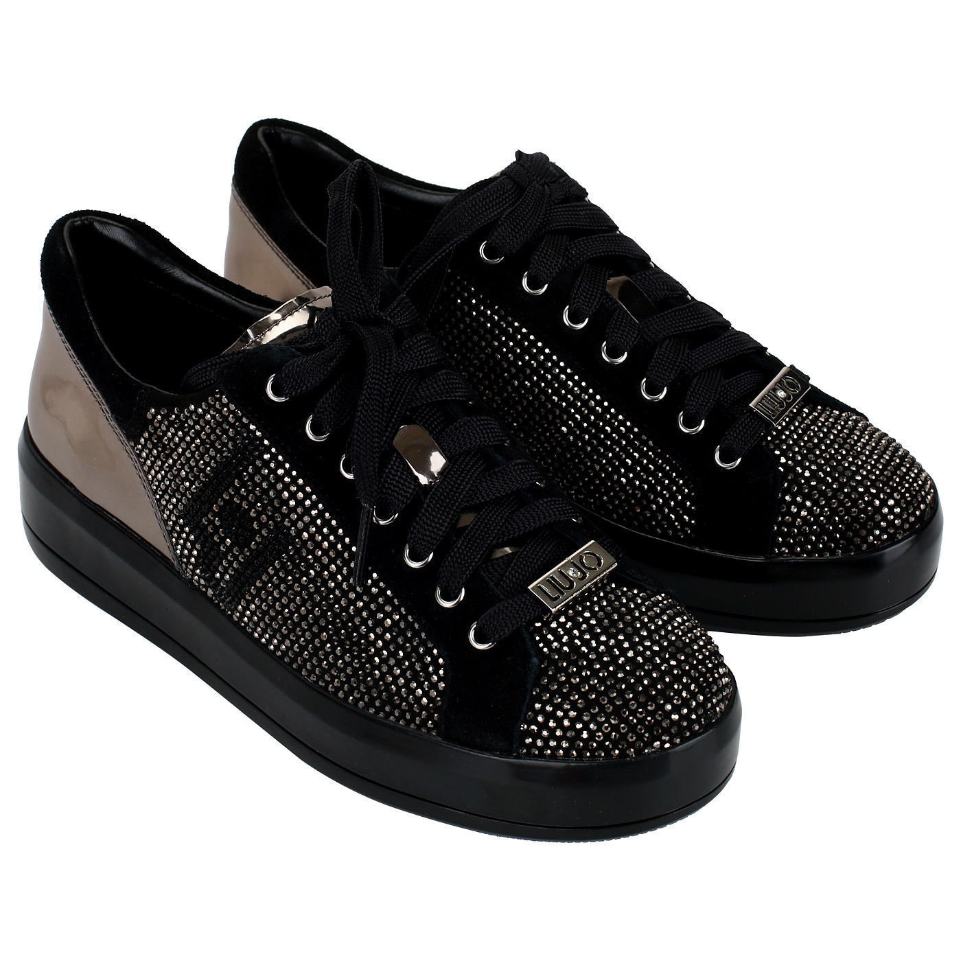 Черные женские кеды Liu Jo Rose