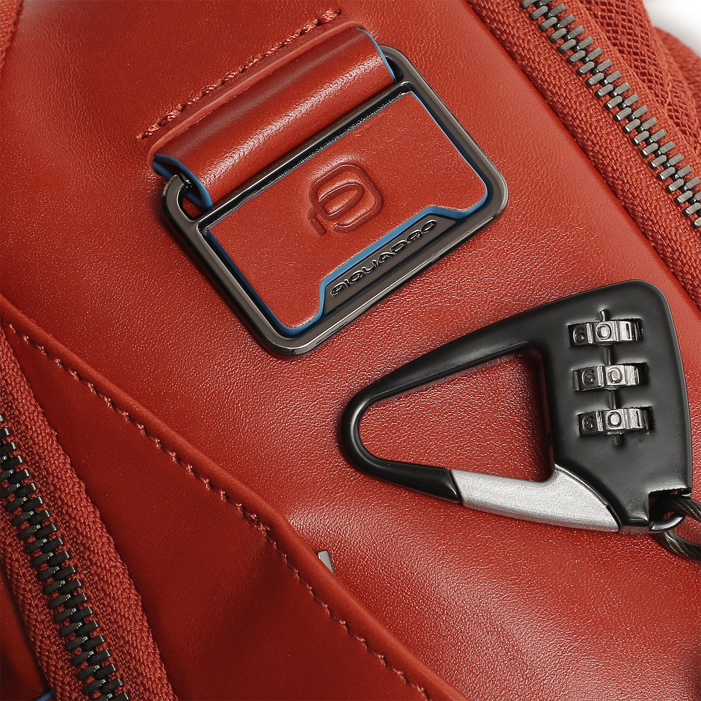 Кожаный рюкзак Piquadro Blue square