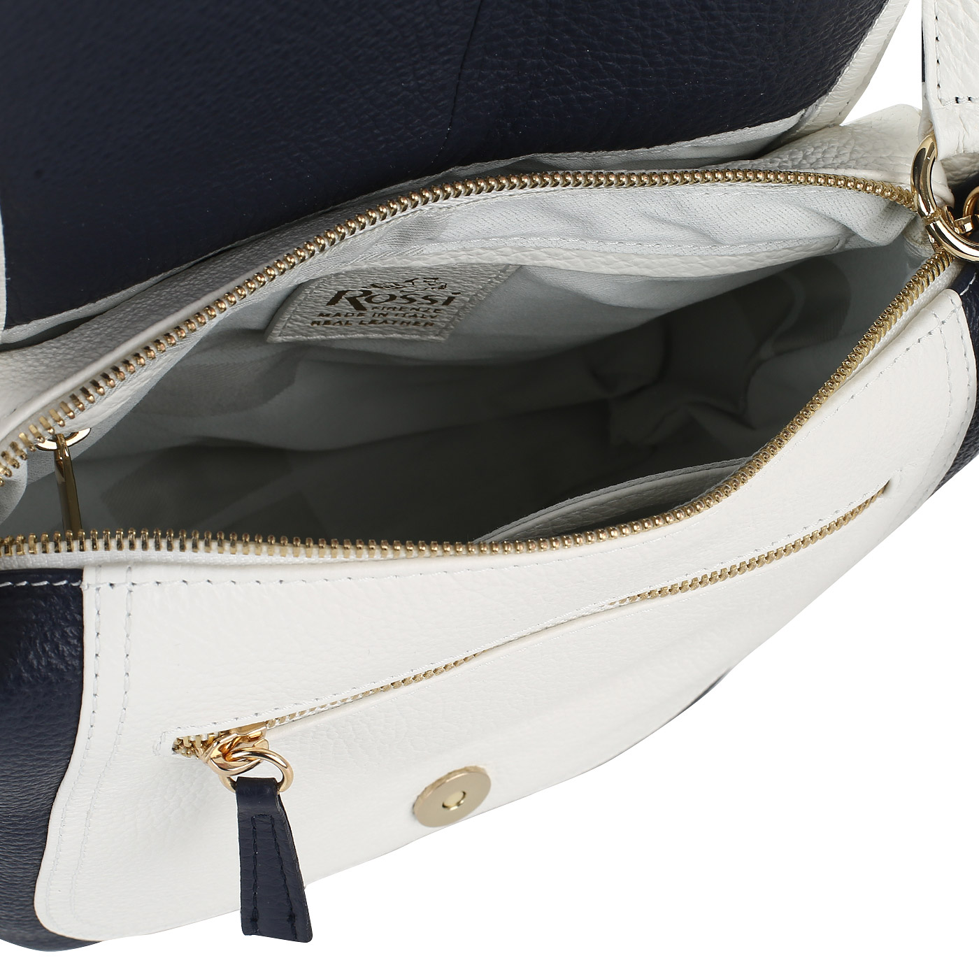 Кожаная сумка через плечо Bruno Rossi 