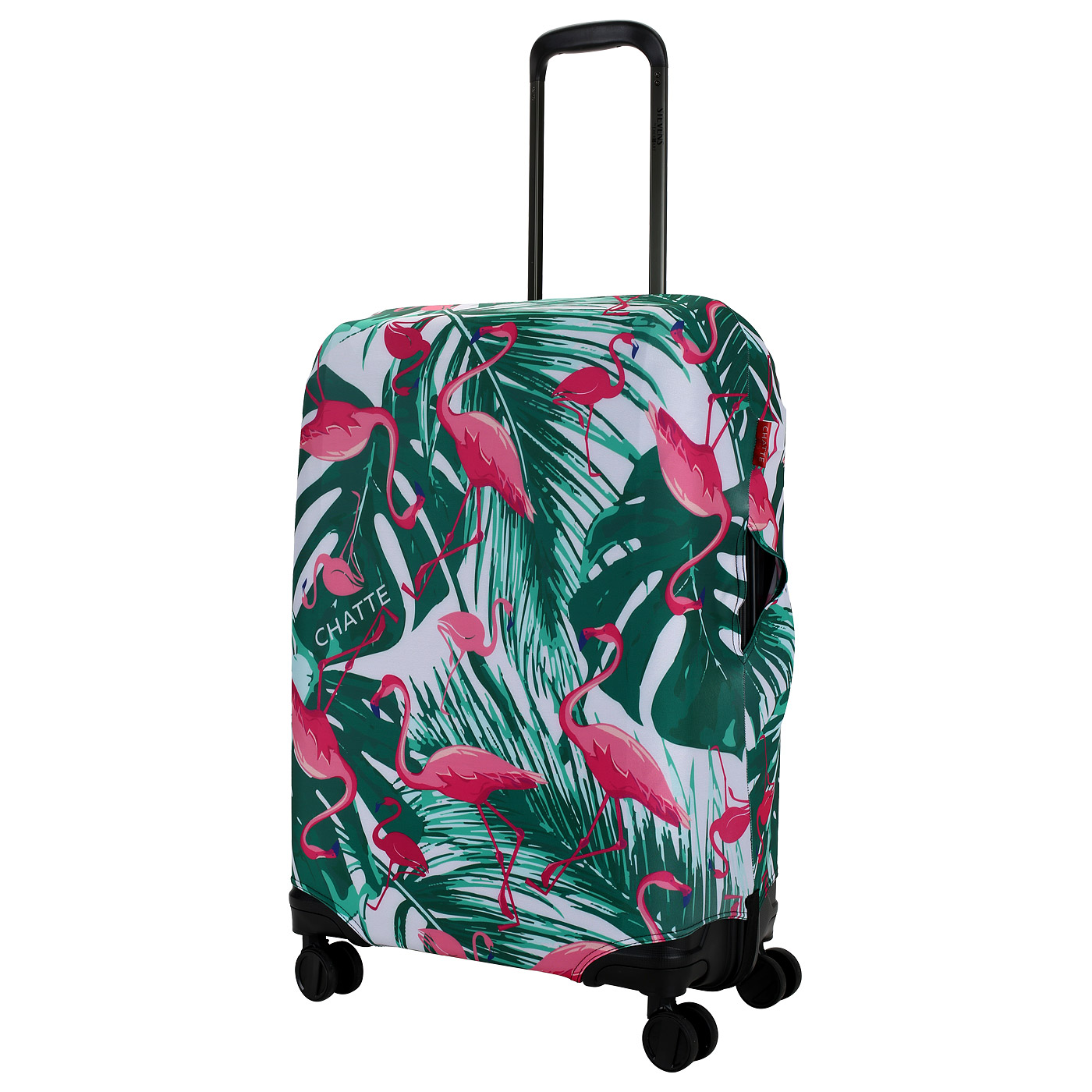 Chatte Чехол для чемодана с тропическим принтом