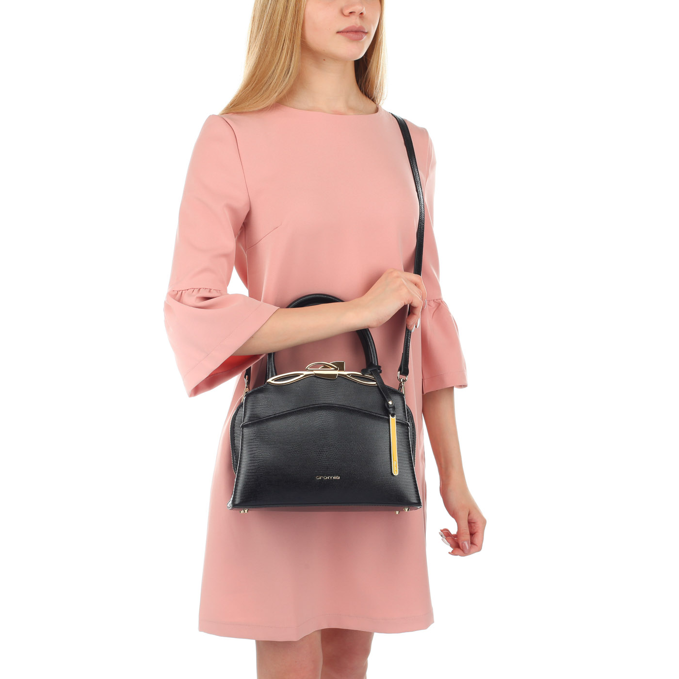 Женская сумочка с тремя отделами Cromia Aika