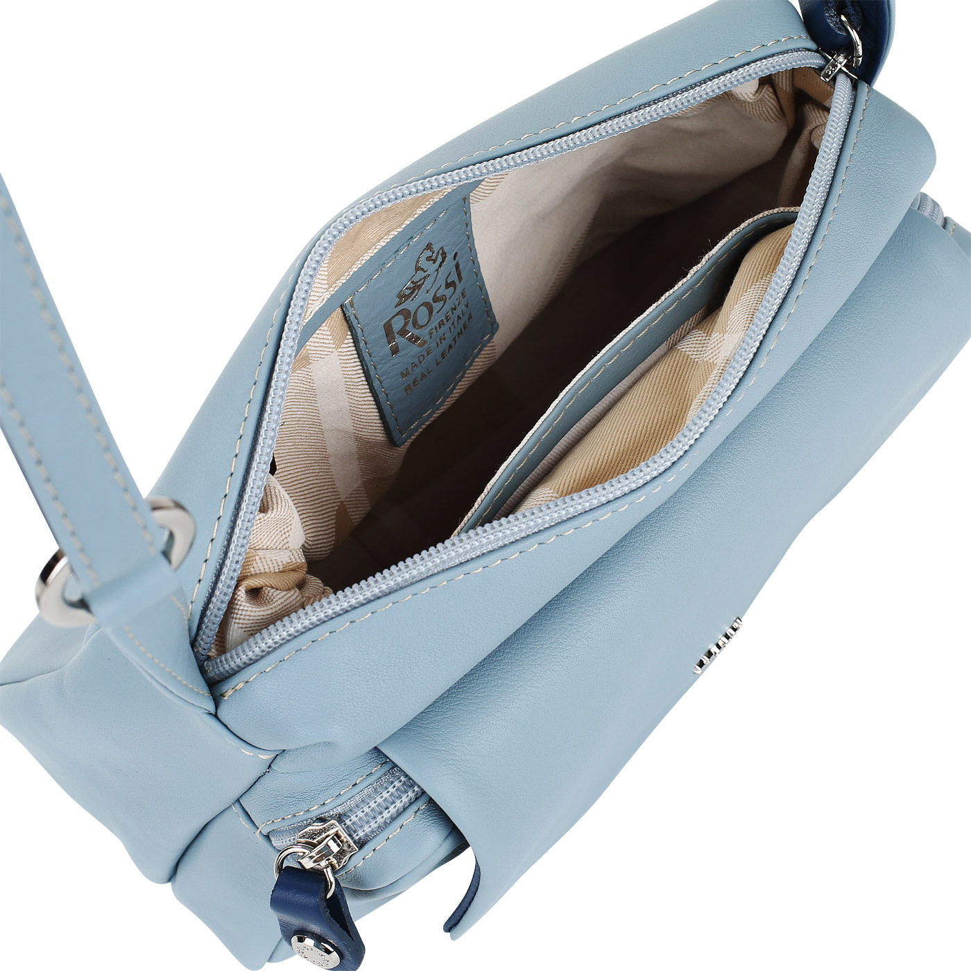 Кожаная сумочка с плечевым ремешком Bruno Rossi 