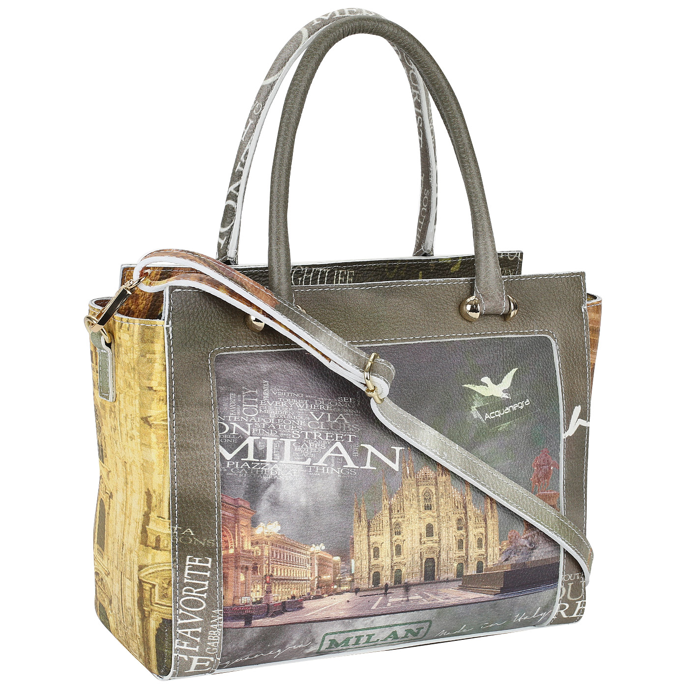 Сумка со съемным плечевым ремешком Acquanegra Milan