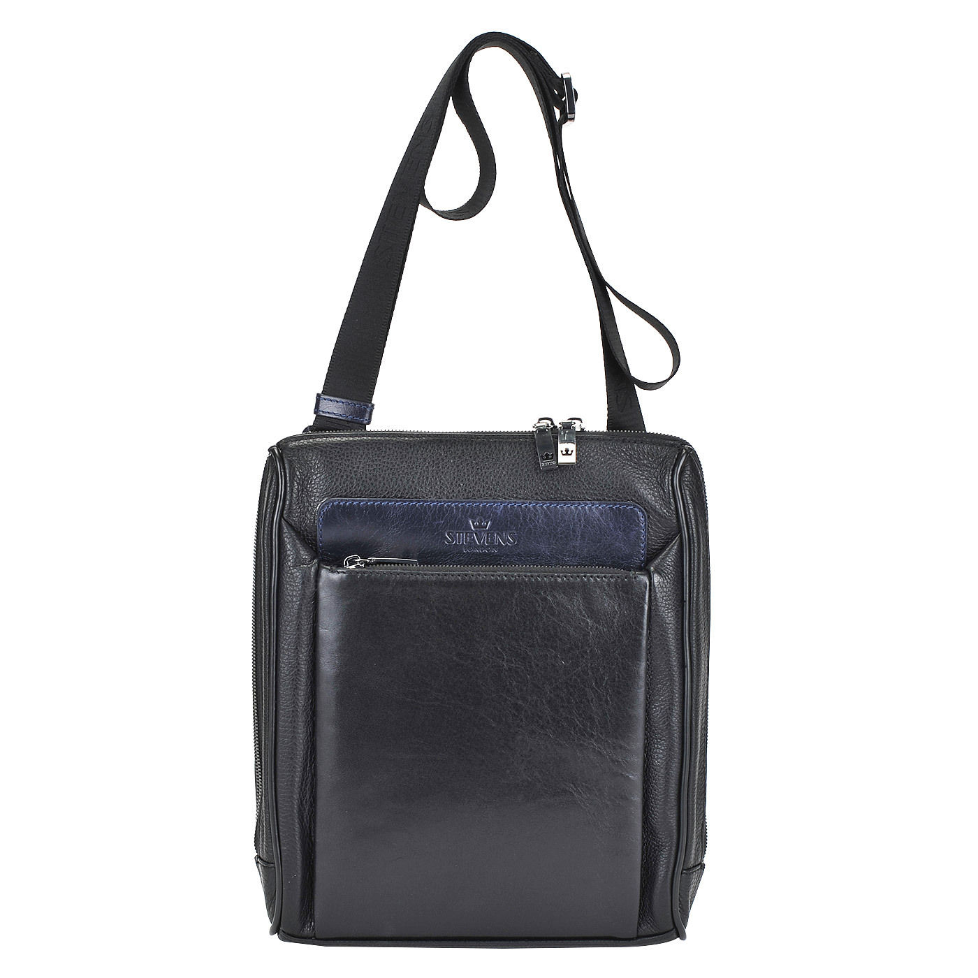 Stevens Мужская кожаная сумка через плечо