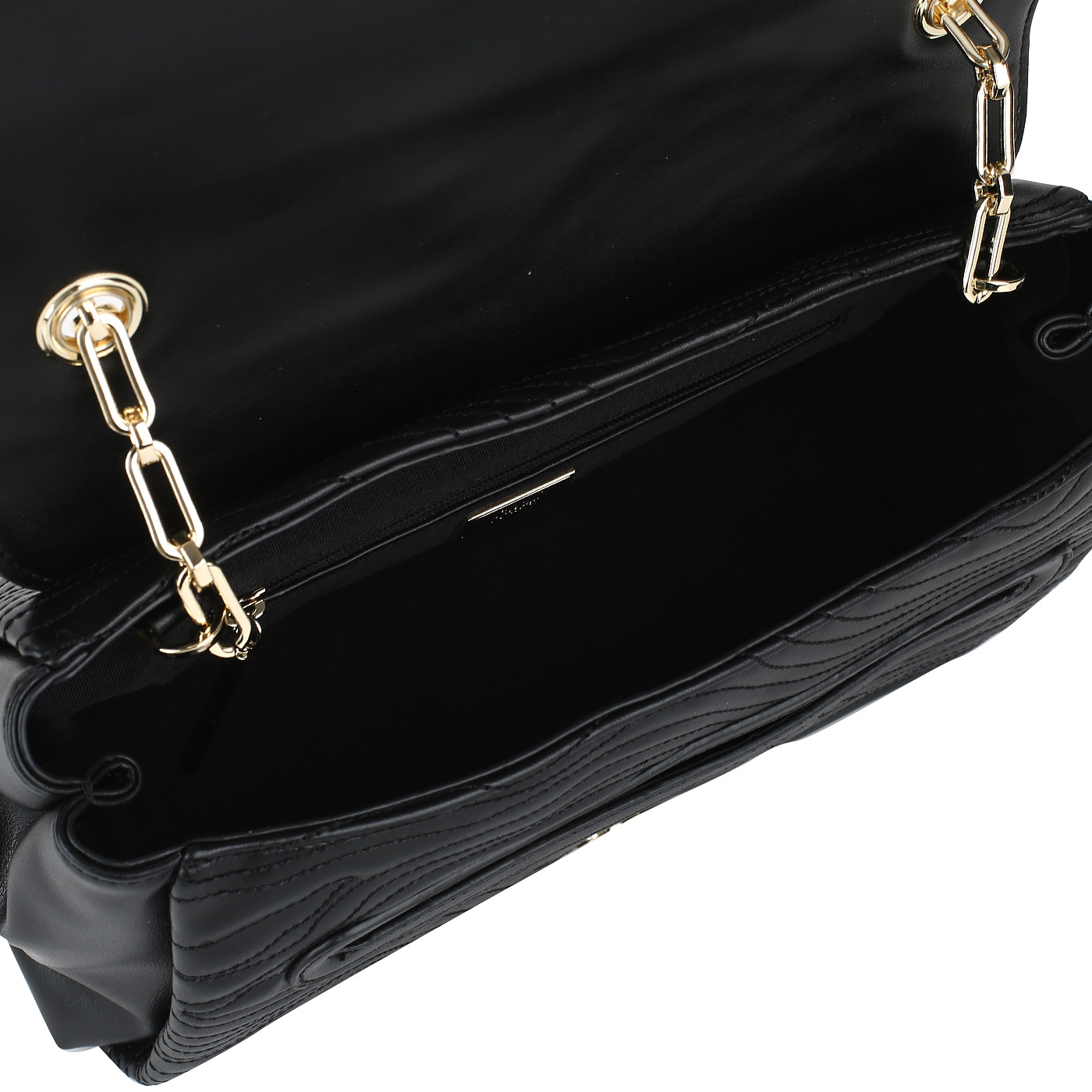 Черная сумка через плечо Cavalli Class Zebra