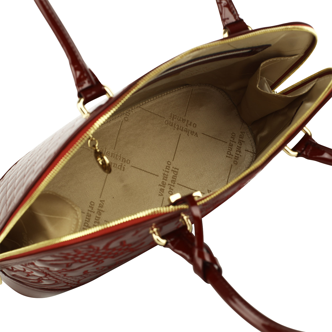 Сумка на двойной молнии Valentino Orlandi Soraya