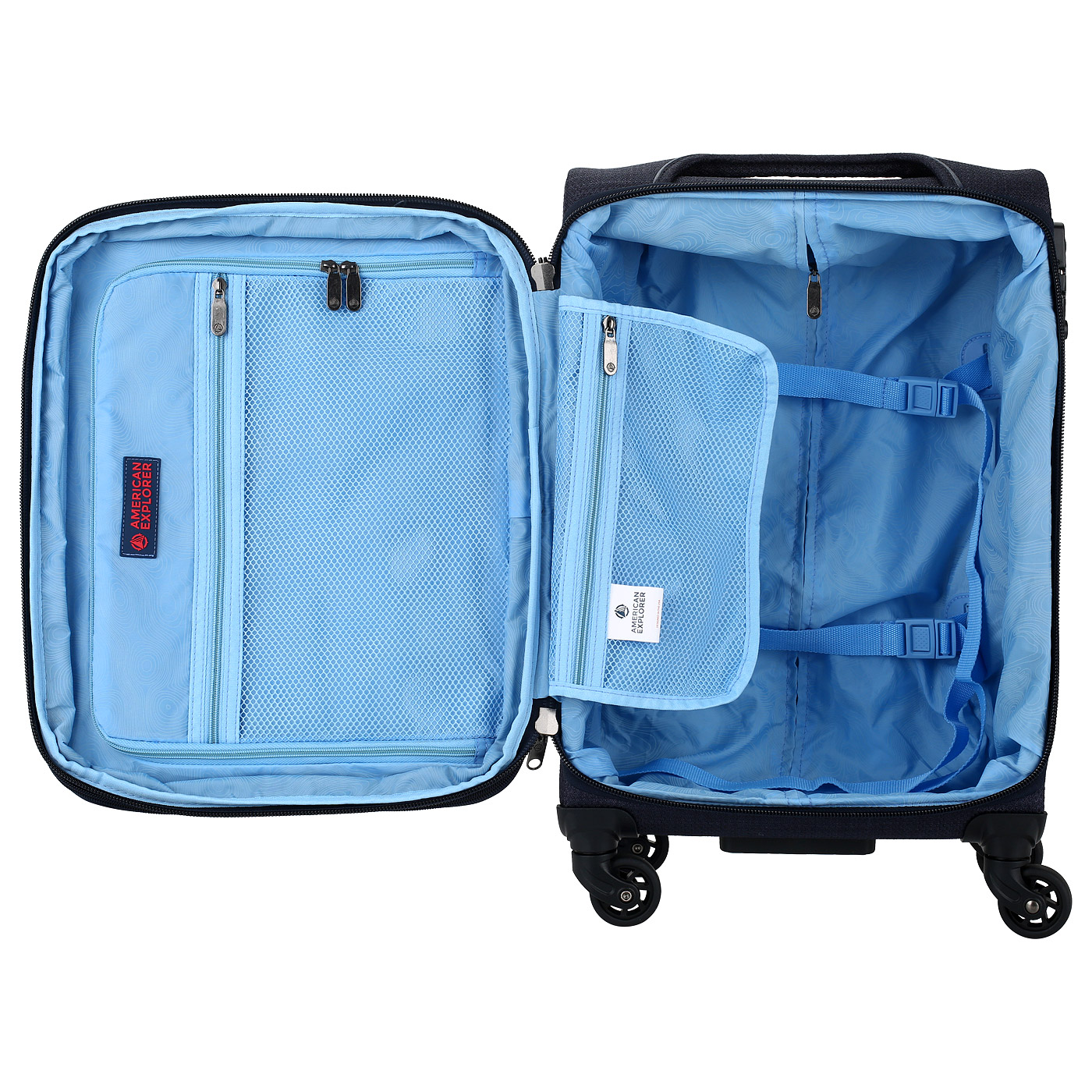 Чемодан маленький S тканевый American Explorer Boone