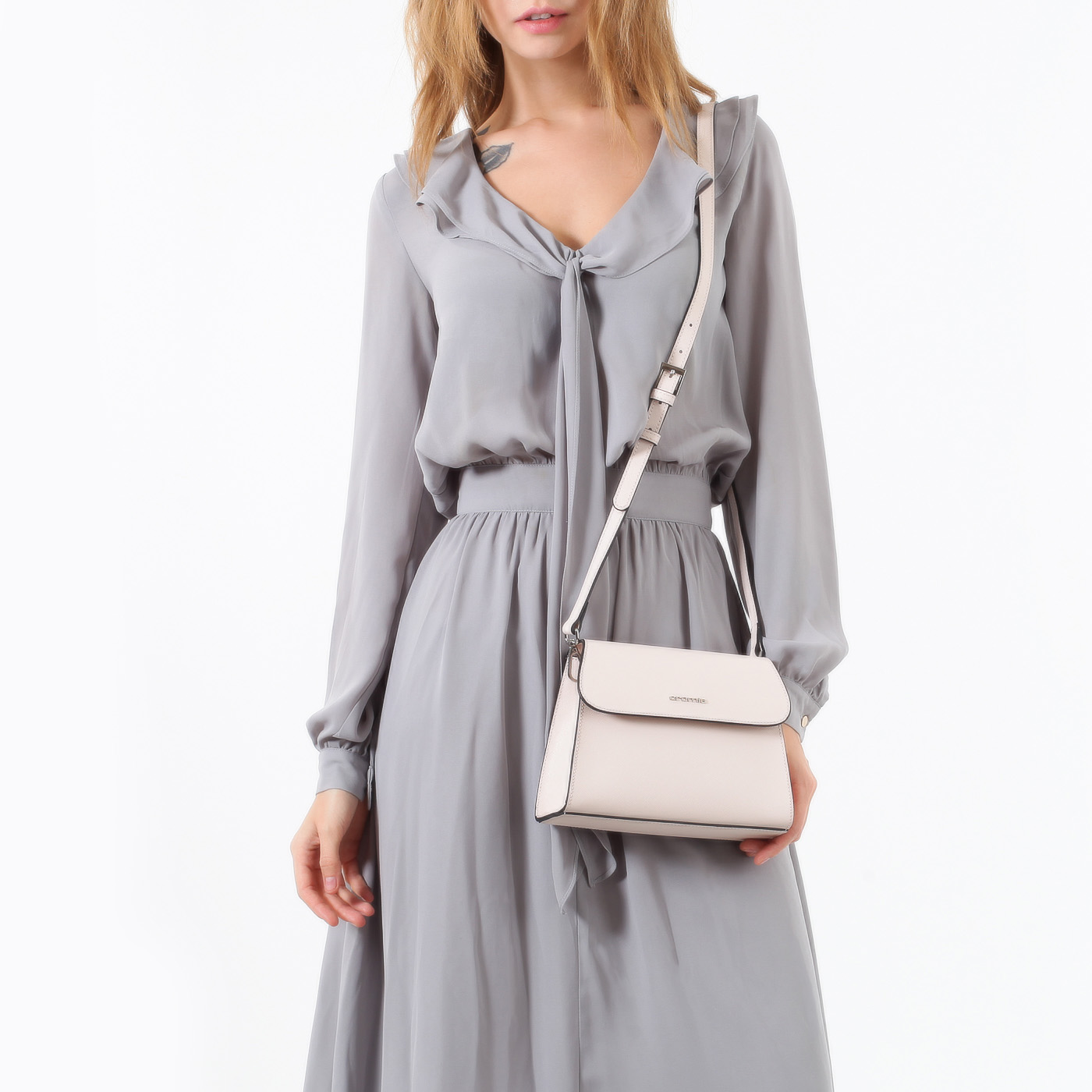 Сумочка из натурального сафьяна Cromia Perla