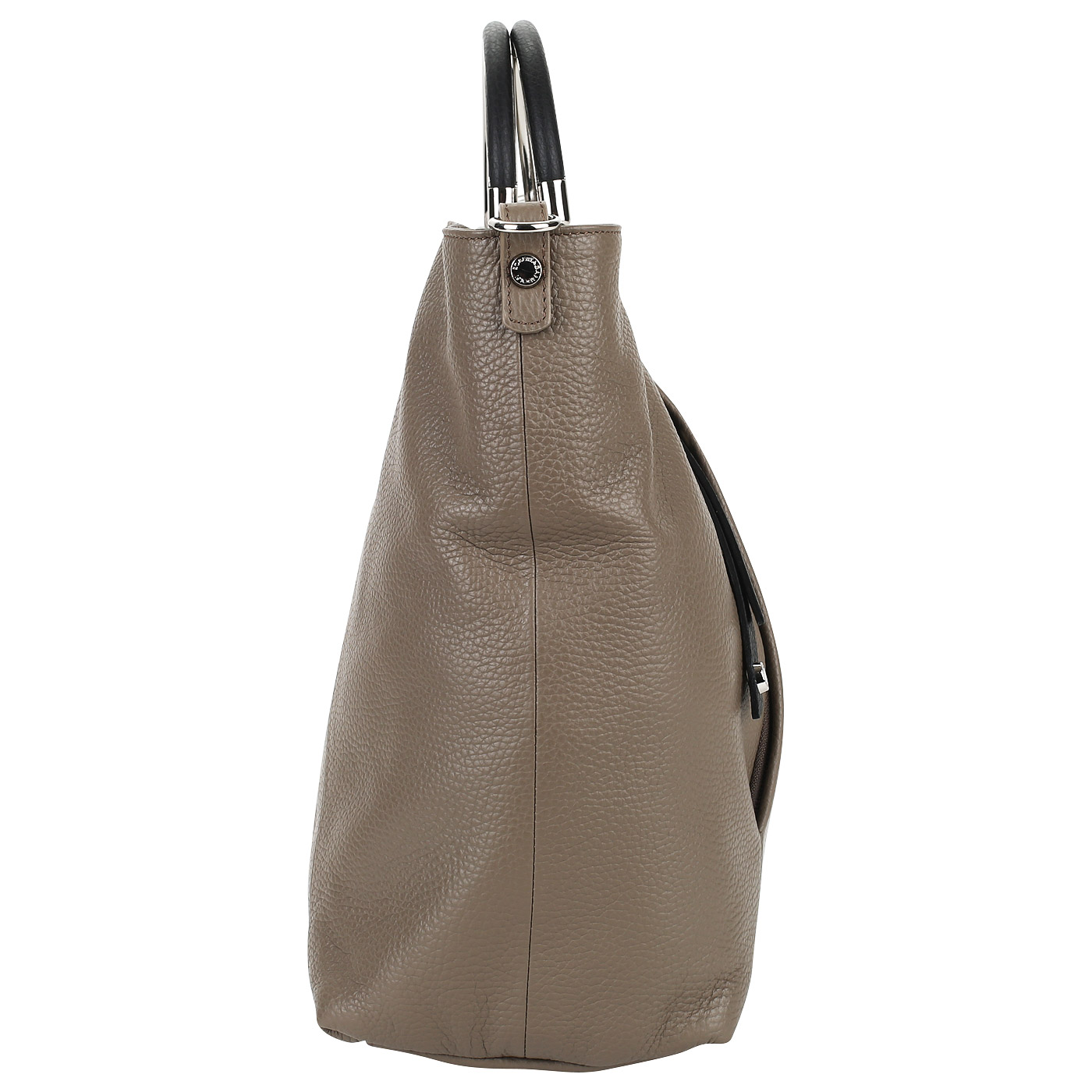 Мягкая кожаная сумка на молнии Roberta Gandolfi Canneloni