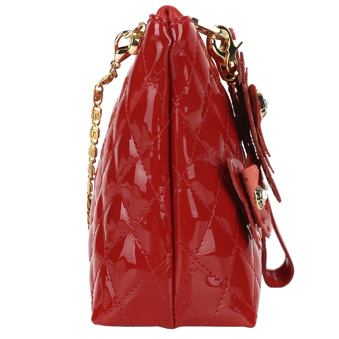 Клатч из лакированной кожи Marino Orlandi 