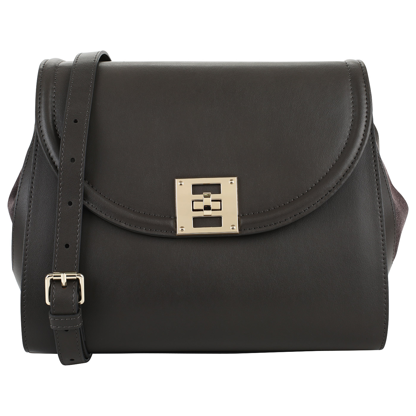 Aurelli Сумочка через плечо из кожи и замши