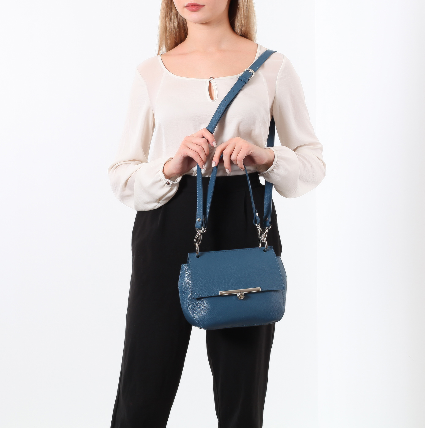 Синяя сумка Chatte Marseille