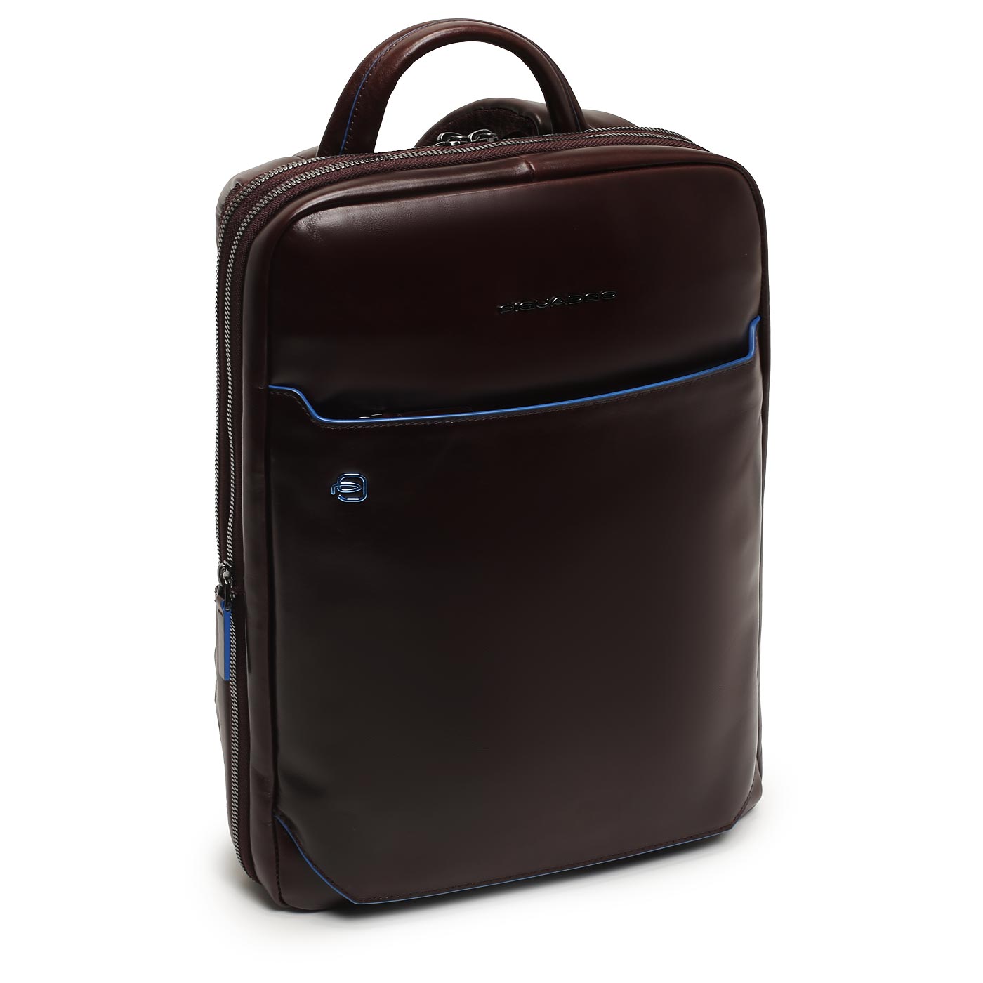 Кожаный рюкзак Piquadro Blue square