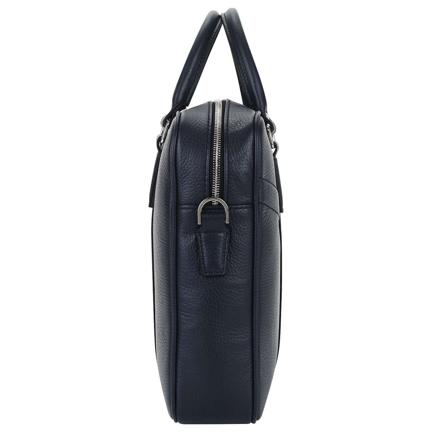 Деловая сумка из синей кожи Stevens 