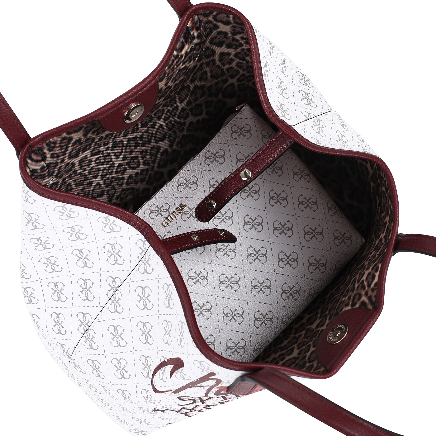 Сумка-шоппер на кнопке Guess Vikky