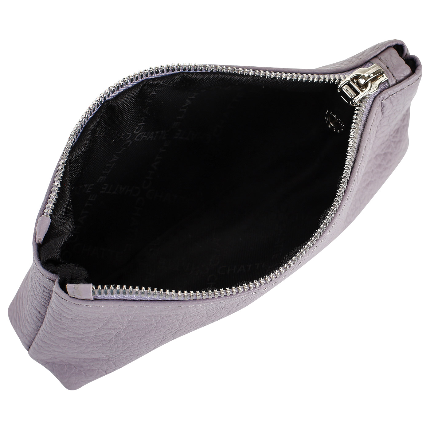 Кожаная косметичка на молнии Chatte Marseille