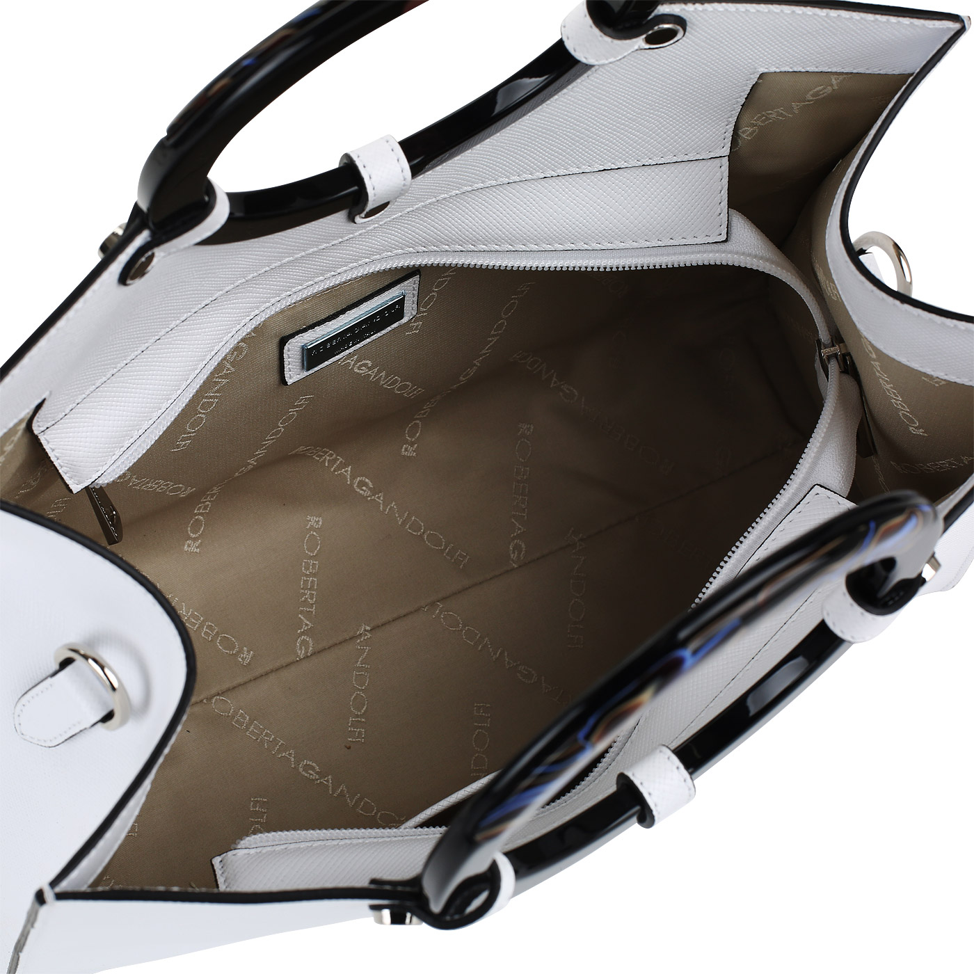 Тисненая сумка с плечевым ремешком Roberta Gandolfi Ischia