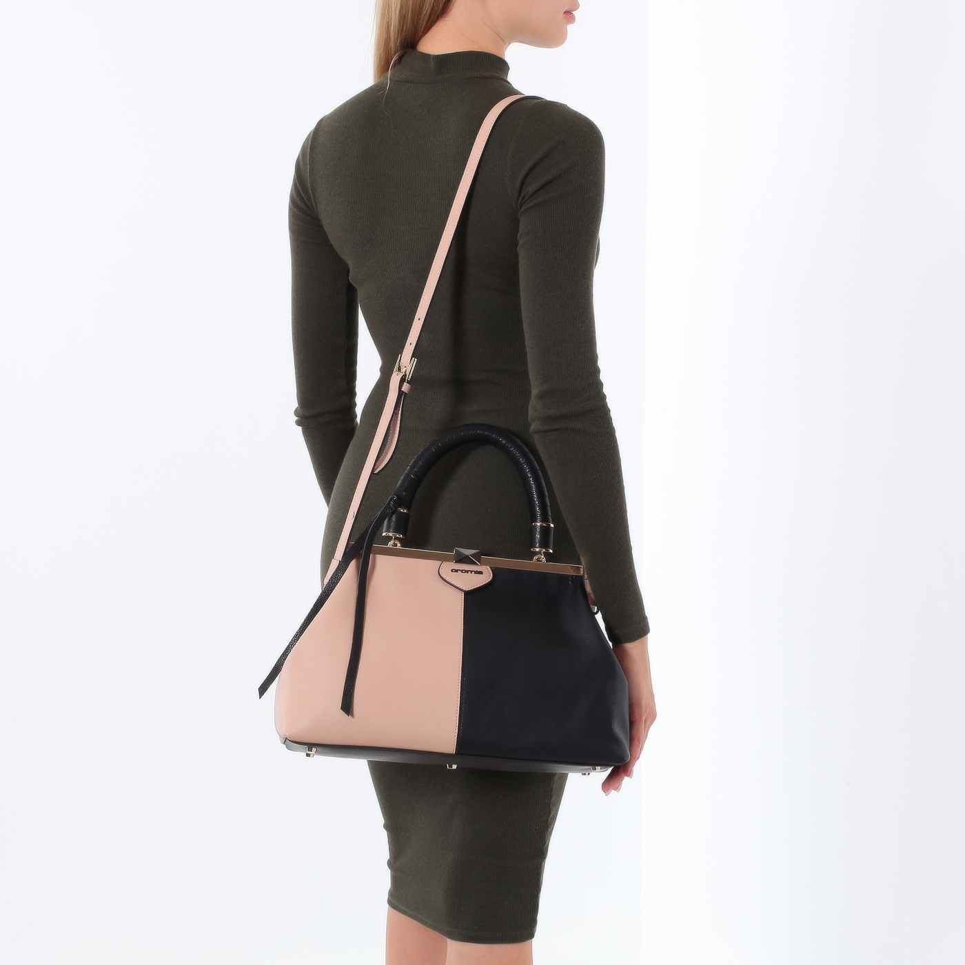 Мягкая кожаная сумка Cromia Daisy