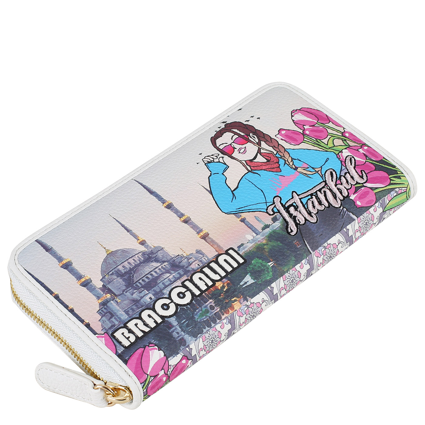 Портмоне на полную купюру Braccialini Cartoline