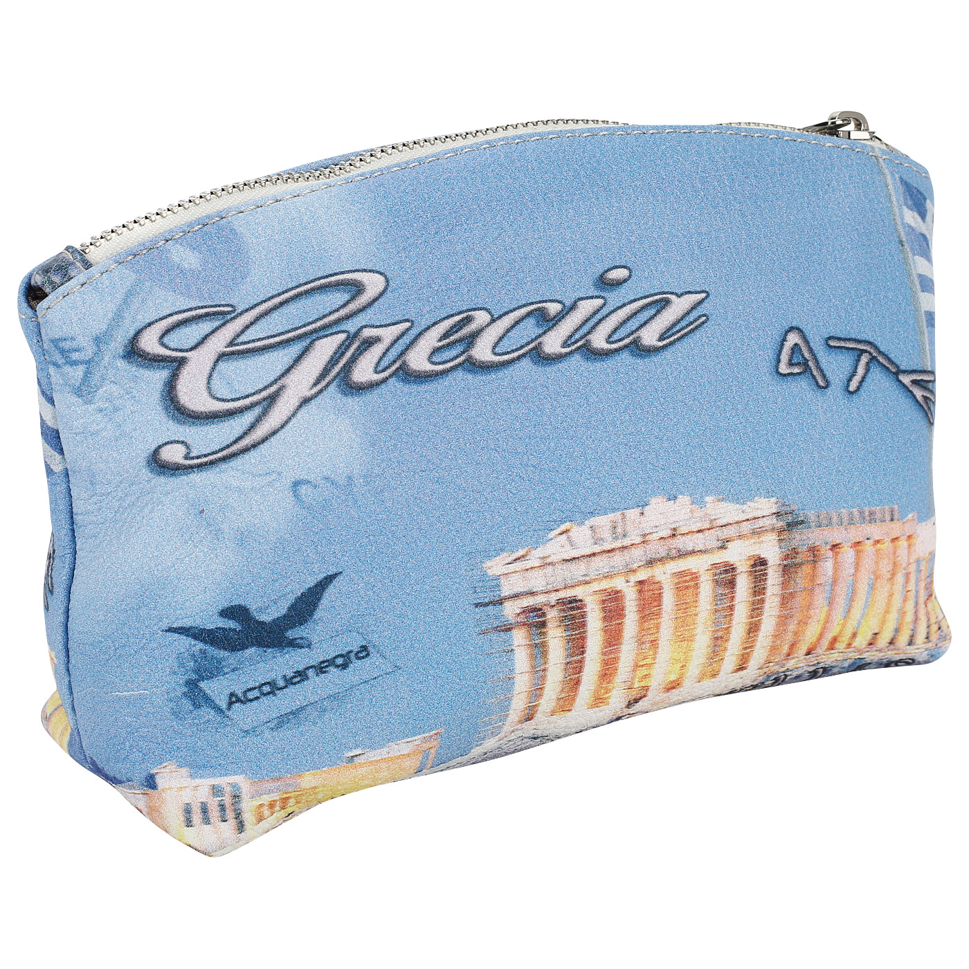 Кожаная косметичка Acquanegra Grecia