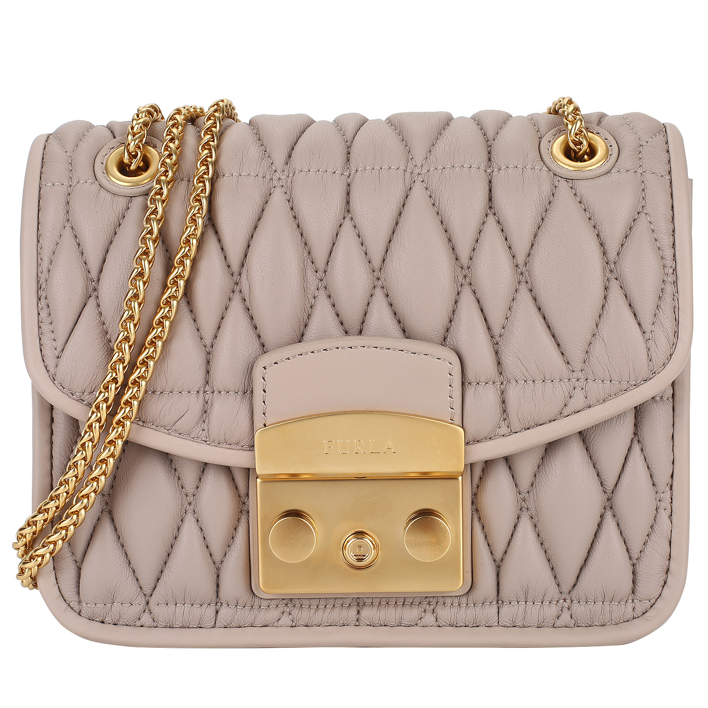 Furla Стеганая сумочка из кожи