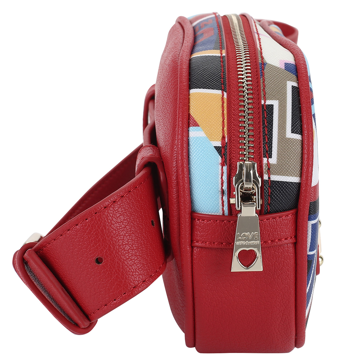 Поясная сумочка с принтом Love Moschino Graphic Alphabet