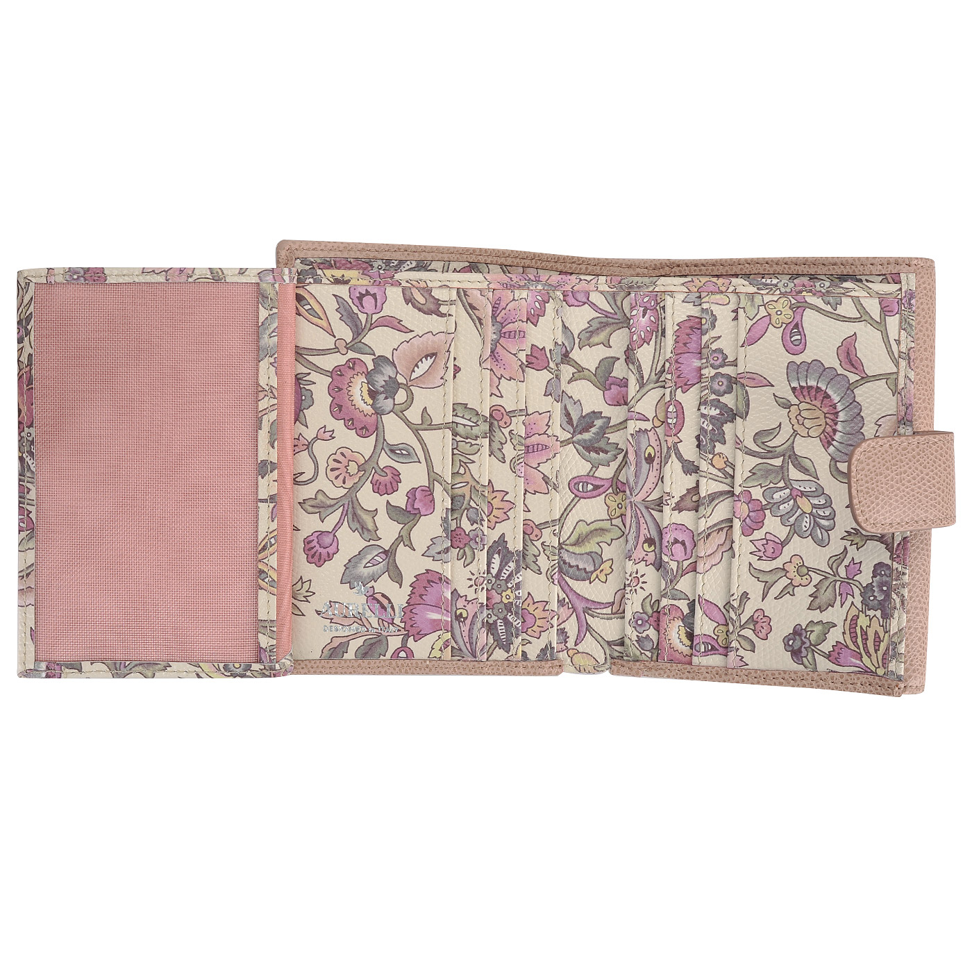 Женское кожаное портмоне Aurelli Alma fiore