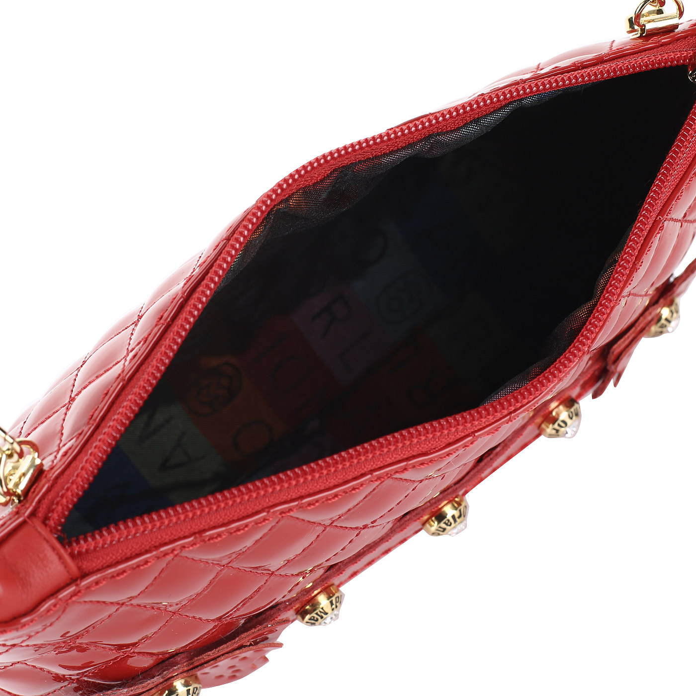 Клатч из лакированной кожи Marino Orlandi 