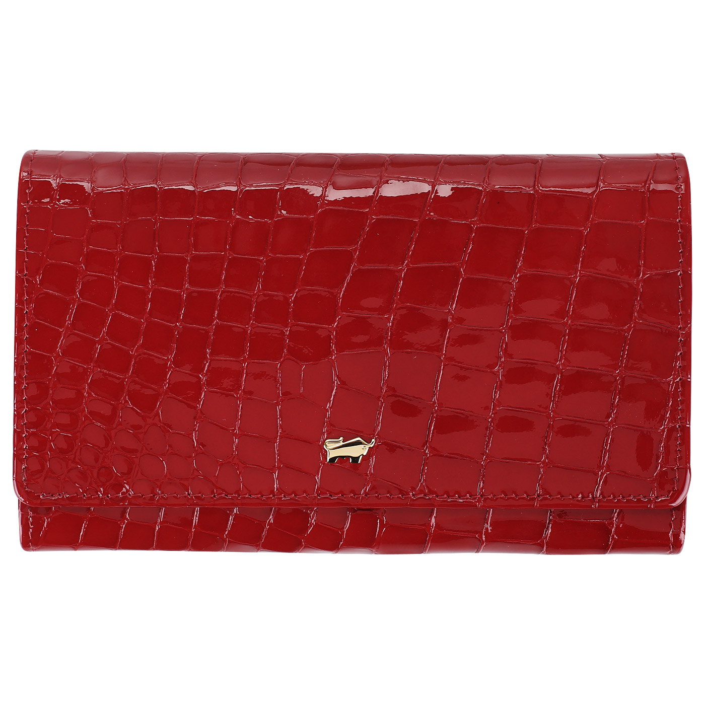 Braun Buffel Красный кошелек на кнопке