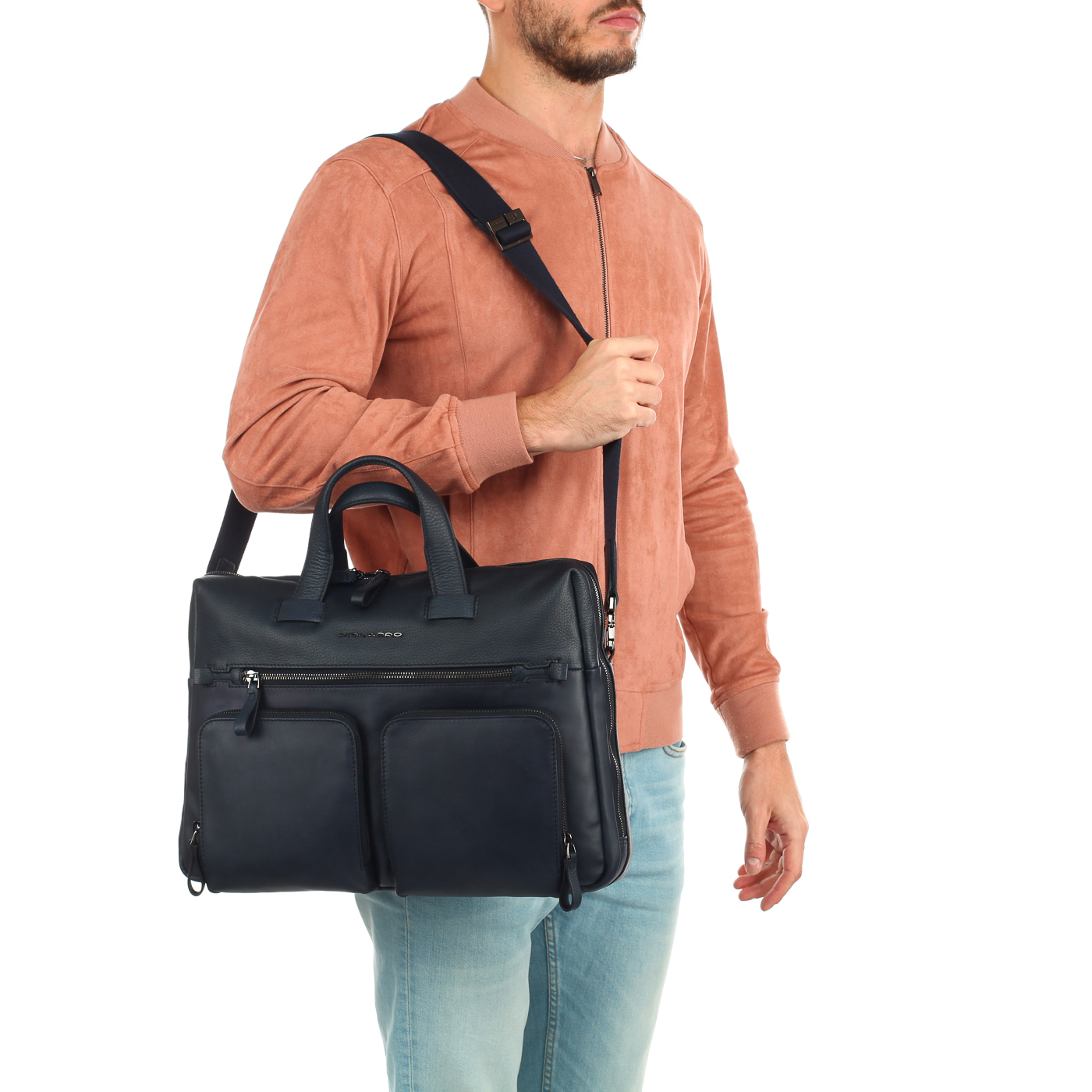 Деловая сумка из кожи Piquadro Line