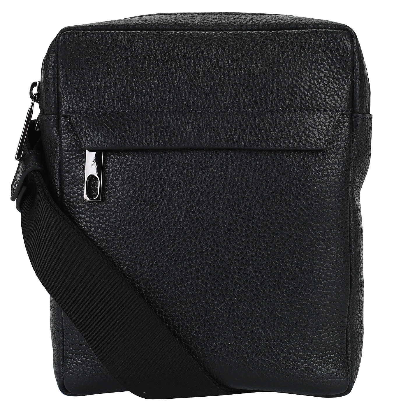 Ripani Сумка-планшет из черной кожи