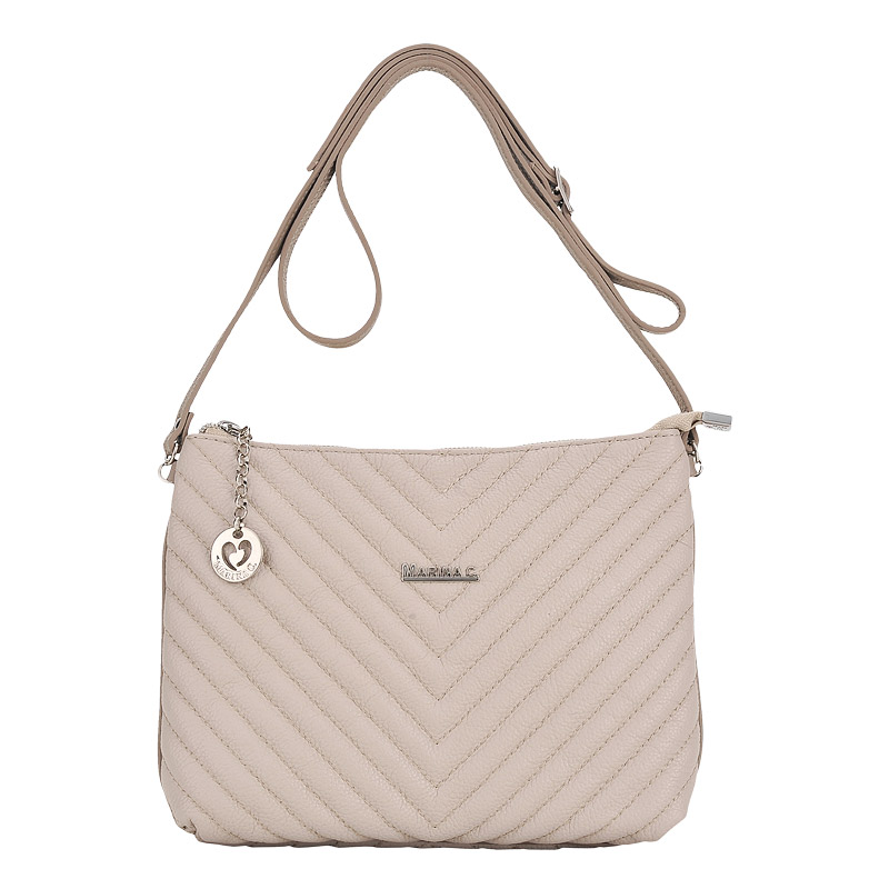 Marina Creazioni Женская кожаная сумка через плечо