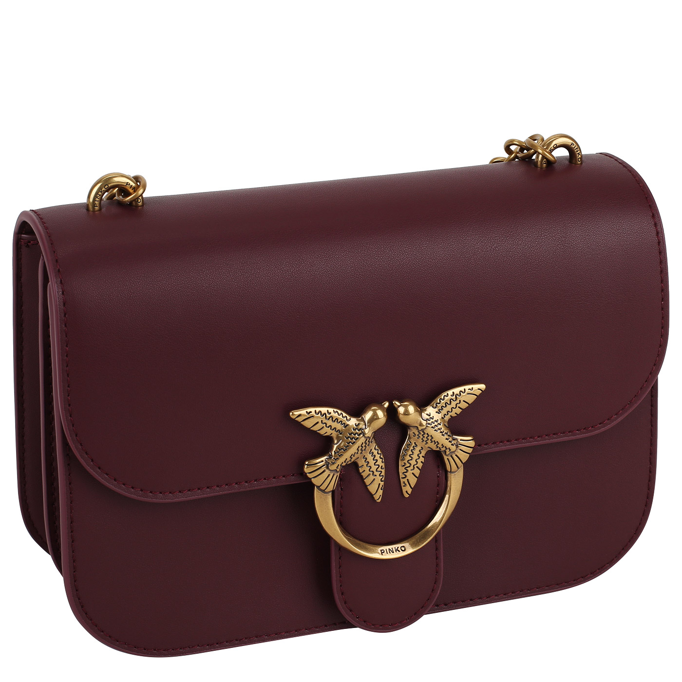 Сумка через плечо с цепочкой Pinko Love Bell