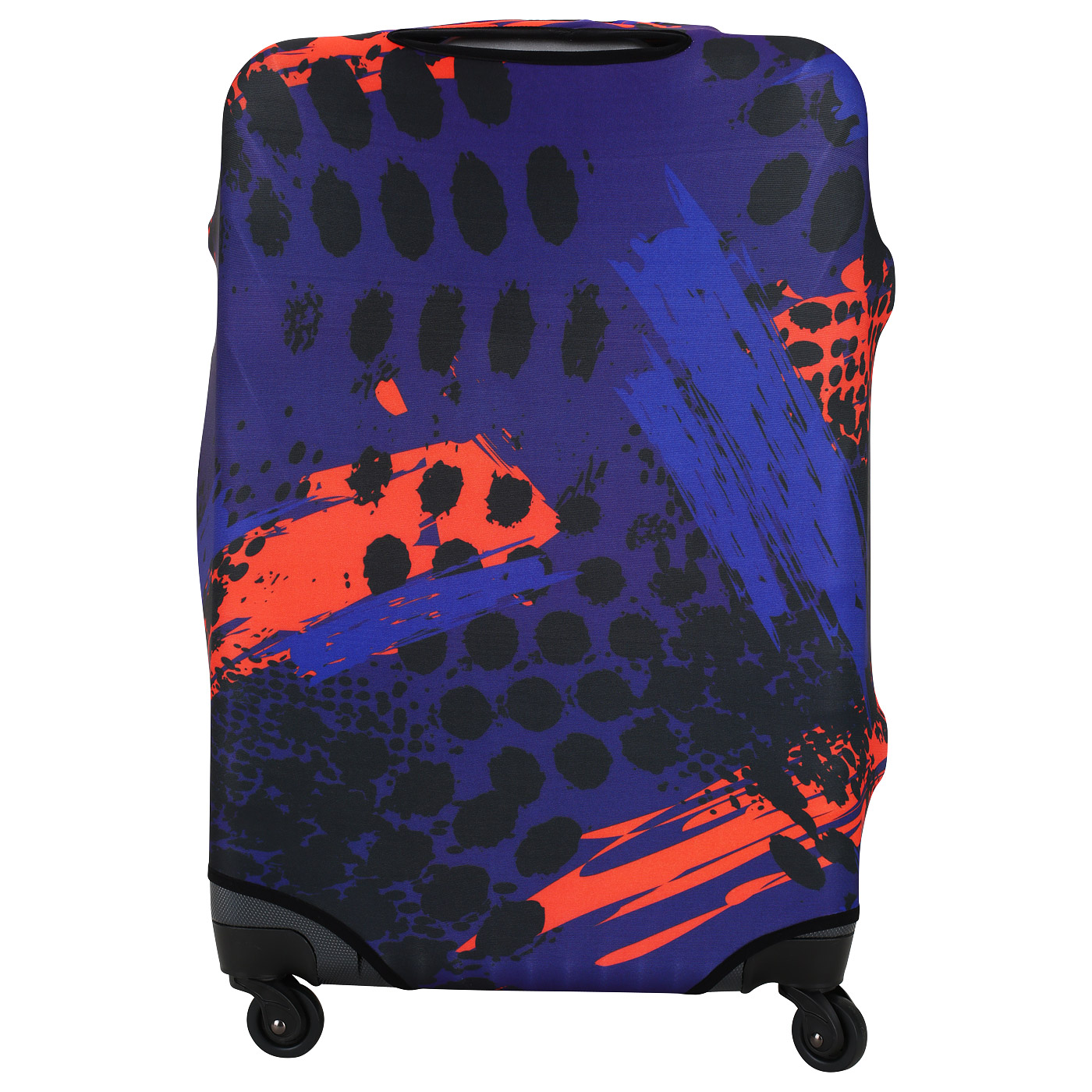 Чехол для чемодана на молнии Eberhart Blue Paint Art